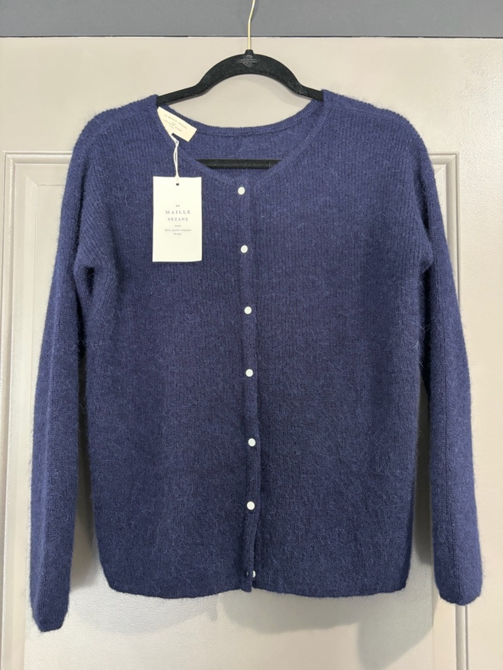 Sézane La Maille Sweater - Deep Navy